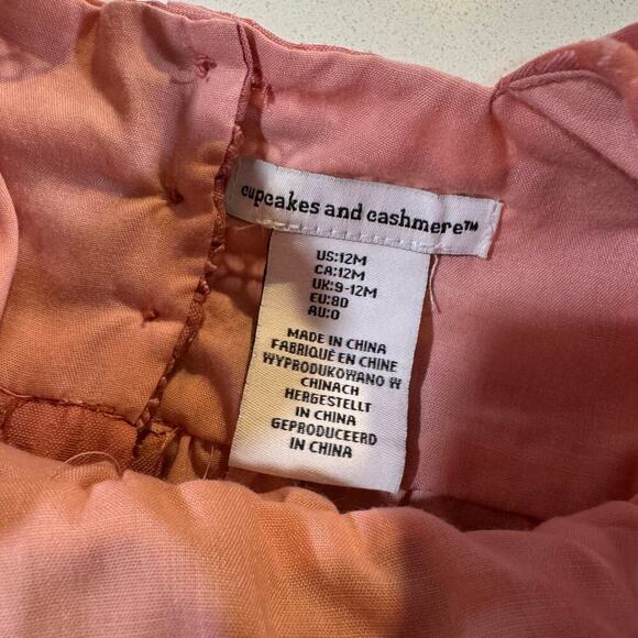 Cupcakes and Cashmere Baby Girl 12M Blouse - Picture 3 of 5